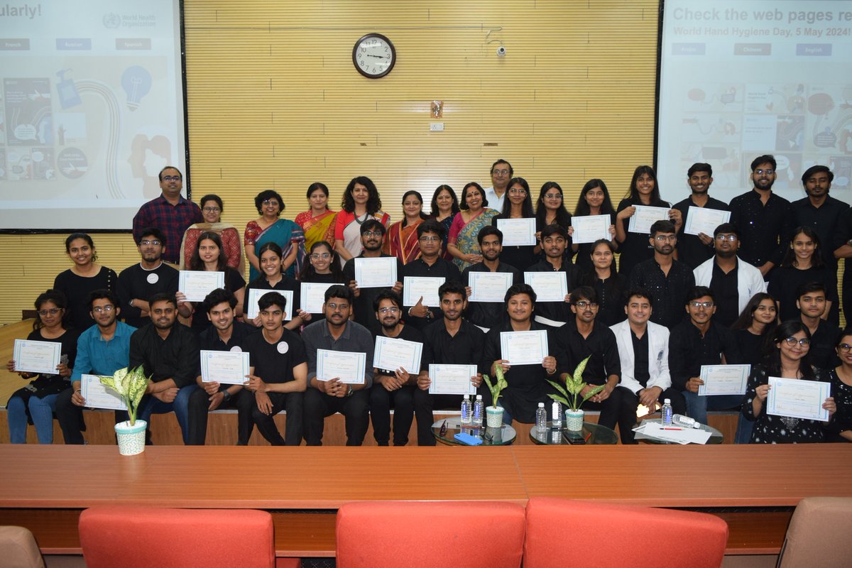 vikramjeet1102's tweet photo. #HandHygiene #WHO @RMLIMS #Microbiology Department. This year's Hand hygiene slogan given by the World Health Organization: “Why is sharing knowledge about hand hygiene still so important?” MBBS 2022 students of RML Lucknow answered this in most entertaining and inspiring way. https://t.co/QkgvwhzSGA