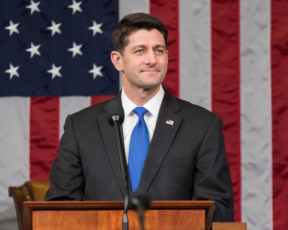 Former Republican Speaker of the House Paul Ryan has announced he will not vote for Donald Trump.

Do you think he'll vote for Biden?

Yes Or No?

#ProudBlue #DemVoice1