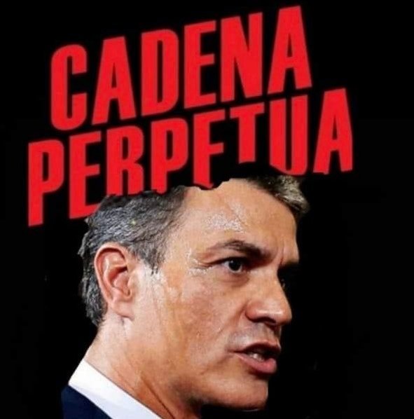 A este hijo de Satanás, sanguijuela, falso y creador de Bulos decirle que pagará por el daño que está haciendo
#sanchezHDLGP
#Sanchezcriminal #SanchezTraidor #Sanchezaprision
#Por7VotosTienesElCuloRoto