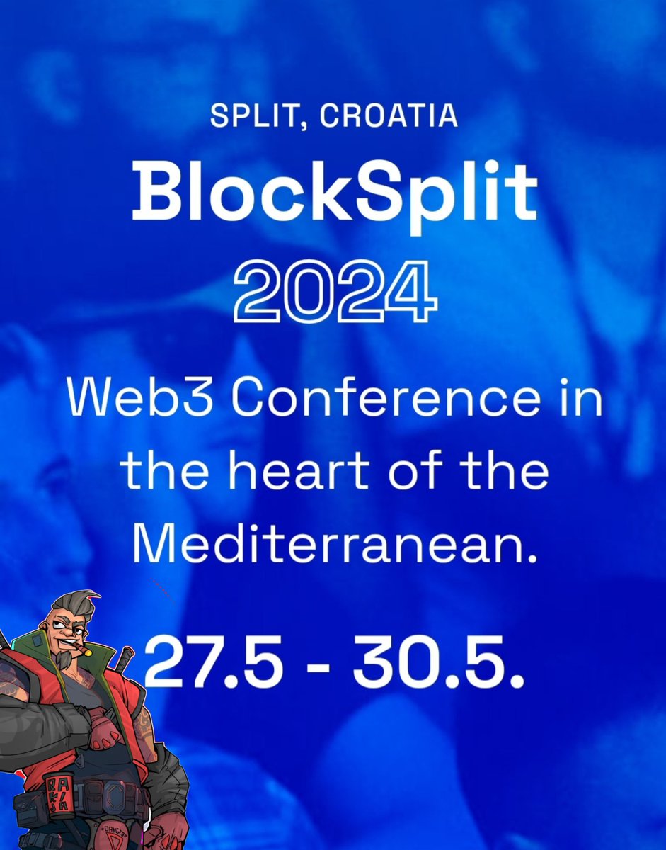 Excited to join @blocksplit 2024 🇭🇷🚀 The Mediterranean vibes, the incredible lineup of speakers, and the opportunity to connect with visionaries from around the world—these are just a few reasons why I'm excited to attend #BlockSplit2024. 👽🫵 See you there! 🌊☀️👽 #Web3