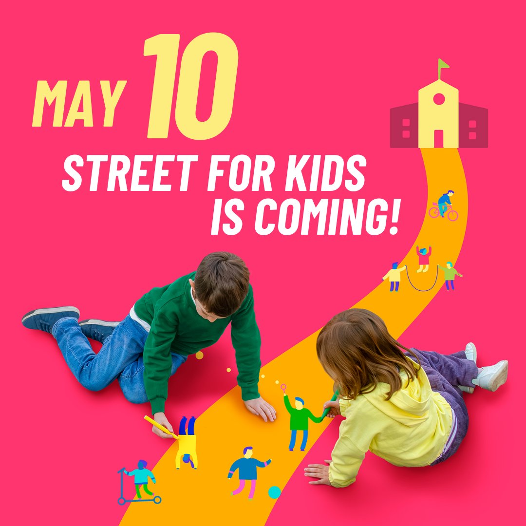 🌈🏫🤹 What if all schools had a #SchoolStreet every day?!

That's what we're asking for, and together we can make it happen: join the events, share, and support the campaign! 

cleancitiescampaign.org/streets-for-ki… #StreetsForKids #KidicalMass