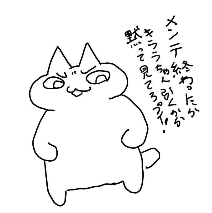 強気なプイプイねこ 