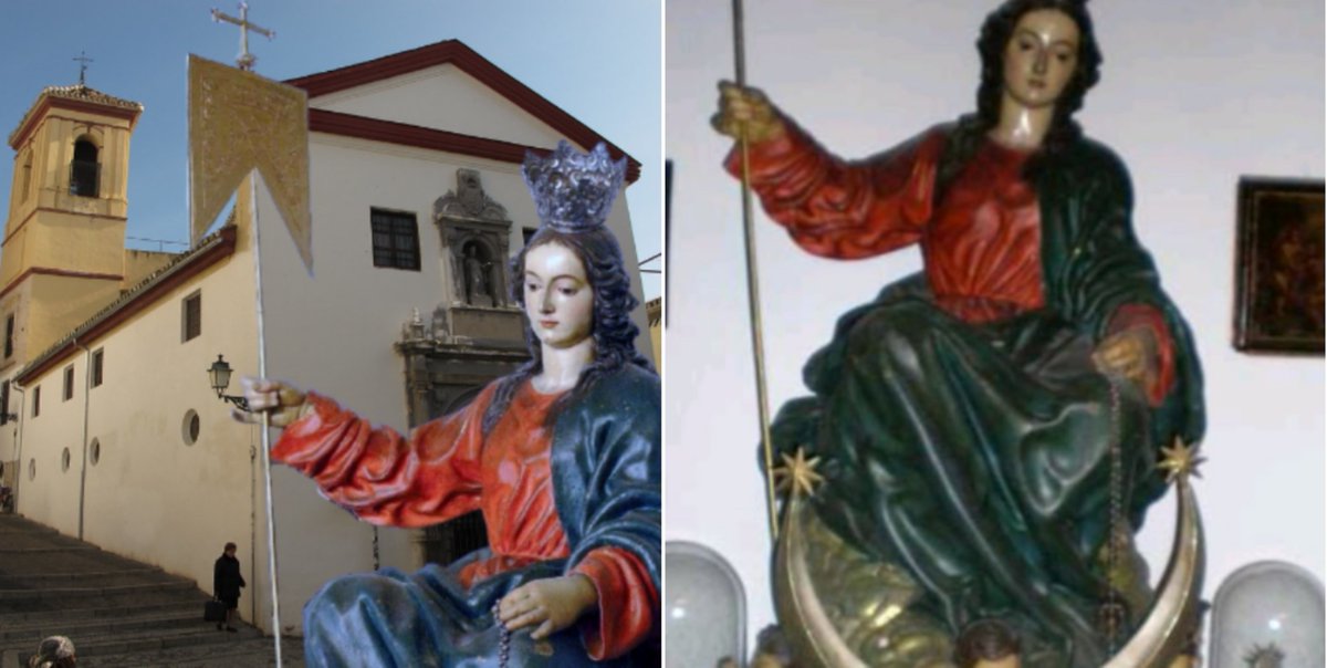 Aurora, invento granadino y renovación de la imaginería andaluza.

Un 8 de mayo de 1698 tenía lugar la bendición y entronización de la Virgen de la Aurora de San Gregorio, prototipo de la iconografía (326 años);