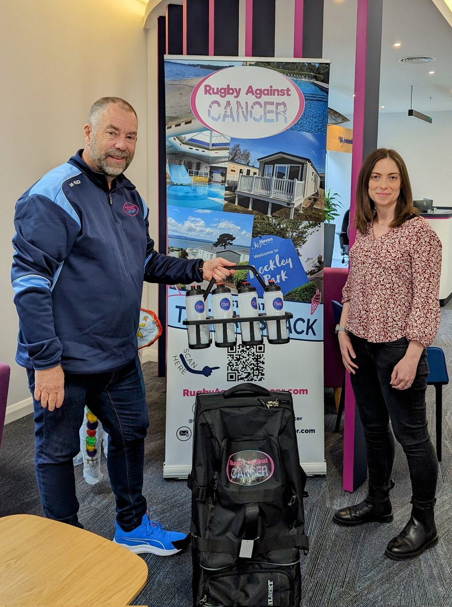 Great to catch up with Jerry from <a href="/CancerRugby/">Rugby Against Cancer</a> last week to see the items we have sponsored for this season's 7s tournaments and the <a href="/EnglandRugby/">England Rugby</a> shirt we have gifted to help raise funds for this brilliant charity