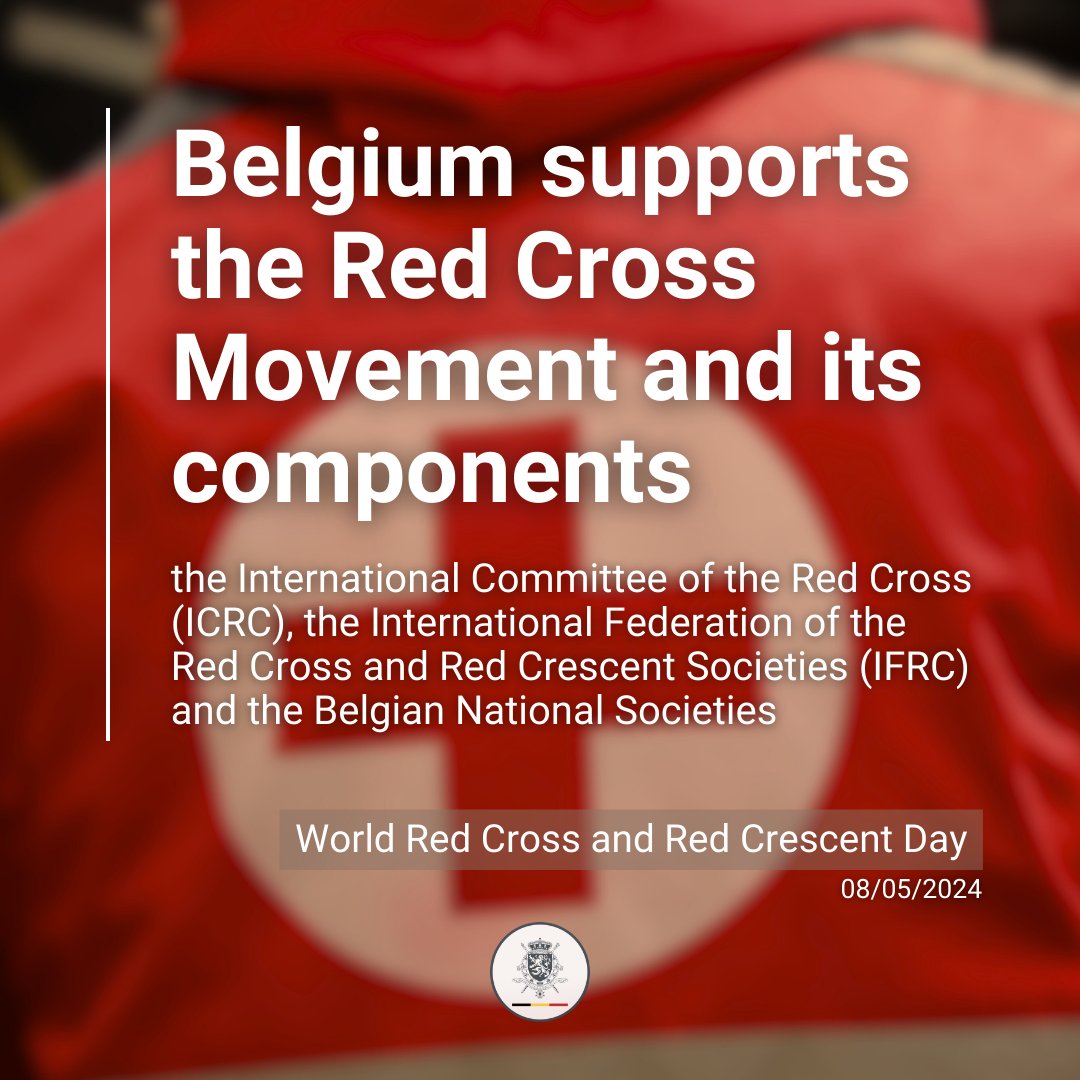 🇧🇪 On today's World #RedCross & #RedCrescent Day, Belgium reconfirms its strong support for the @ICRC, @IFRC, @RodeKruisVL, @CroixRougeBE & all volunteers & staff across the world who make a difference in their communities. ❤️Everything they do comes #FromTheHeart. [1/2]⤵️
