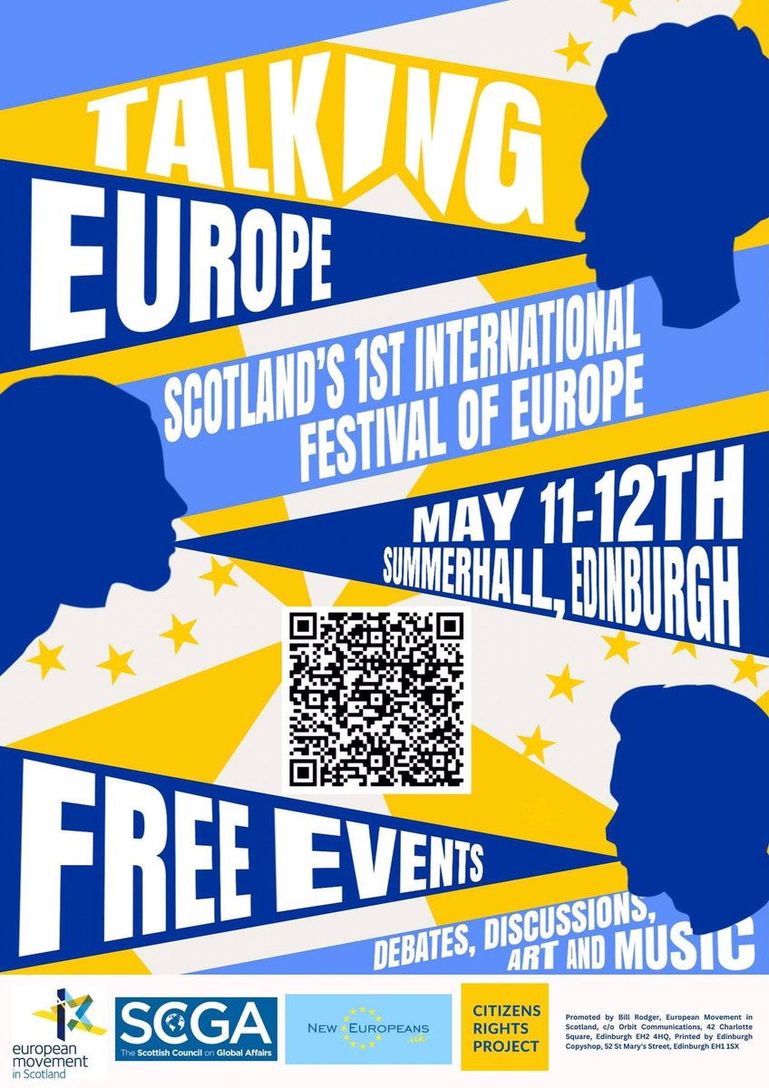 Hesrtwarming to see the enthusiasm and dedication to Scotland’s place in Europe. @YSINational you are very welcome to come along to any of our free events this weekend at Scotland’s #FestivalOfEurope #ScotlandTalkingEurope