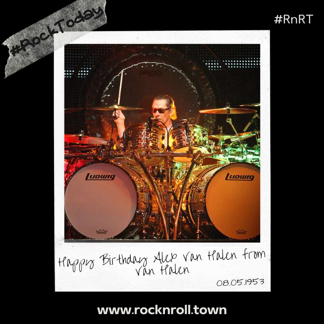 #RockToday
📅 08/05/1953 📅

Γεννιέται ο @AlexVanHalen 🥁, drummer των @VanHalen 🤘🏻.

#RnRT #RockNRollTown #Towners #AlexVanHalen #VanHalen #HappyBirthdayAlexVanHalen #VanHalenFans #HardRock #HeavyMetal #Music #MusicHistory #TodayInRock #TodayInMetal #TodayInMusic