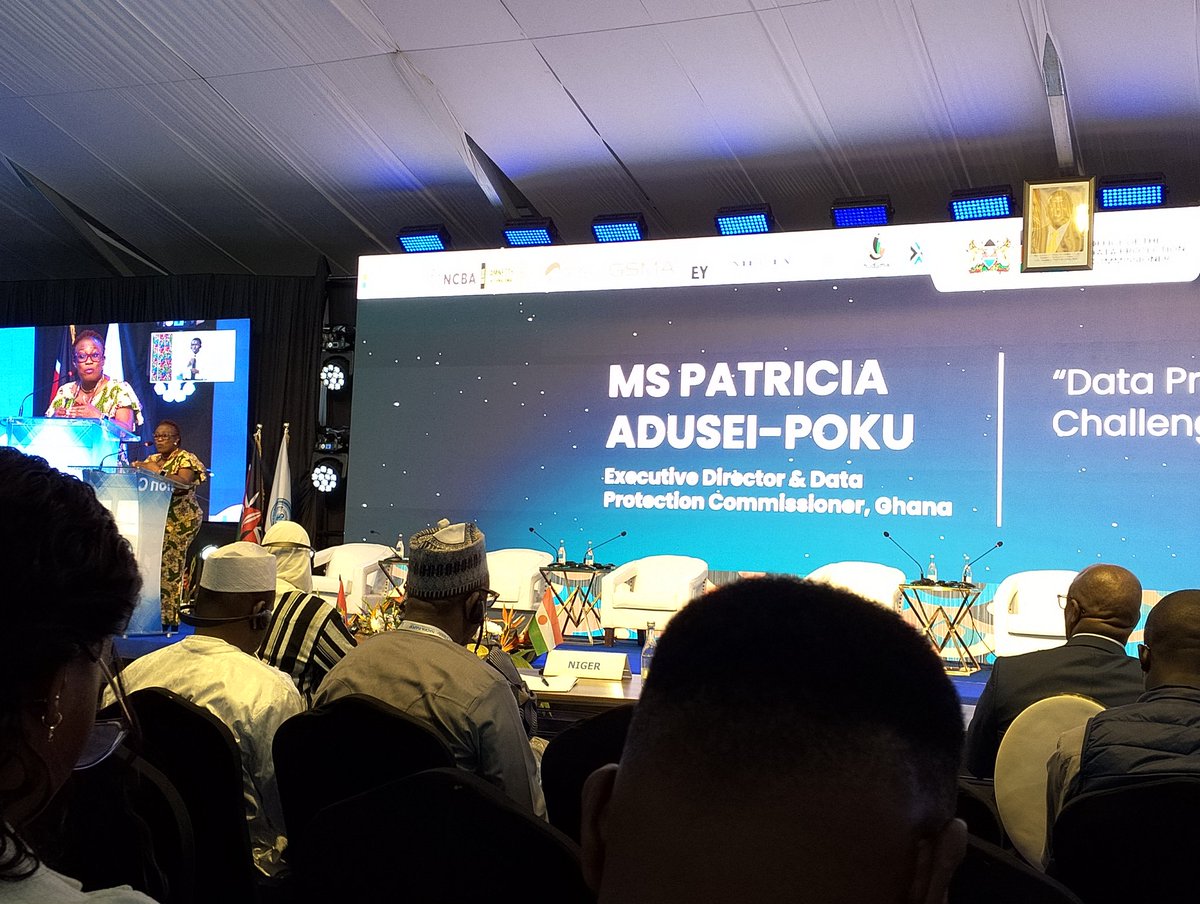 'Africa has its own specific needs that do not particularly appear in the global North. We must build Data Protection for Africa, that works for Africa.' - Ms Patricia Adusei-Poku, Exec. Dir. & Data Protection Commissioner Ghana #DataProtectionKe