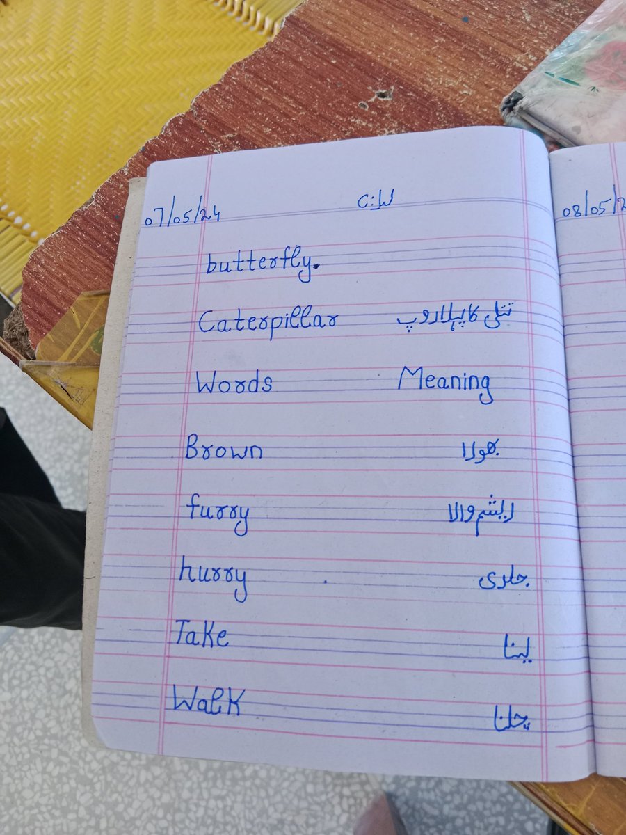 YasirNa77317854's tweet image. About today and Yesterday 
#Class4
#English