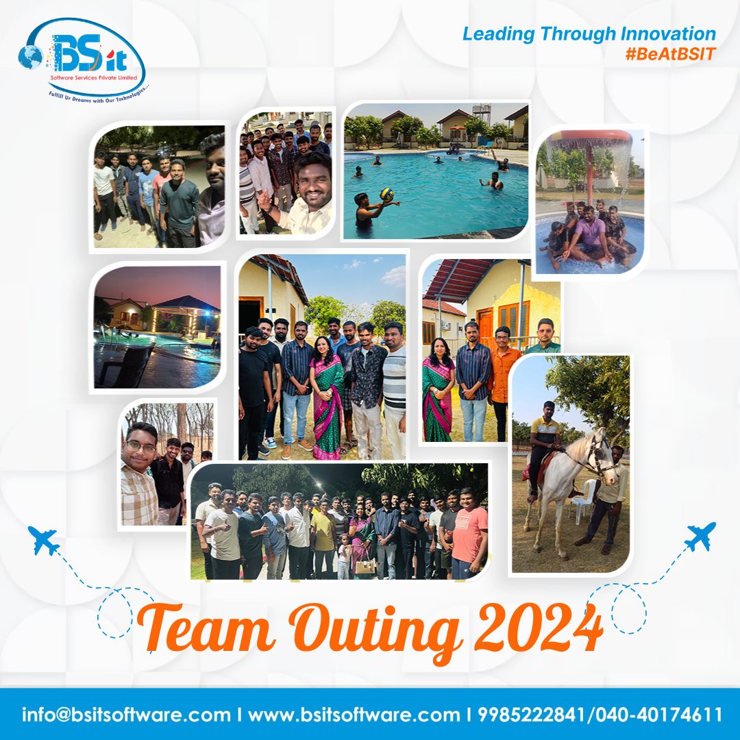 Elevate and celebrate our achievements, build new memories, and strengthen our bonds as a team.

#BSITSuccess #BestSoftwareCompany #bsitsoftware #bsit #teambsit #TeamBSIT #BeAtBSIT #bsitsoftwareservices #TeamOuting #TeamBuilding #CompanyCulture #WorkLifeBalance #TeamBonding