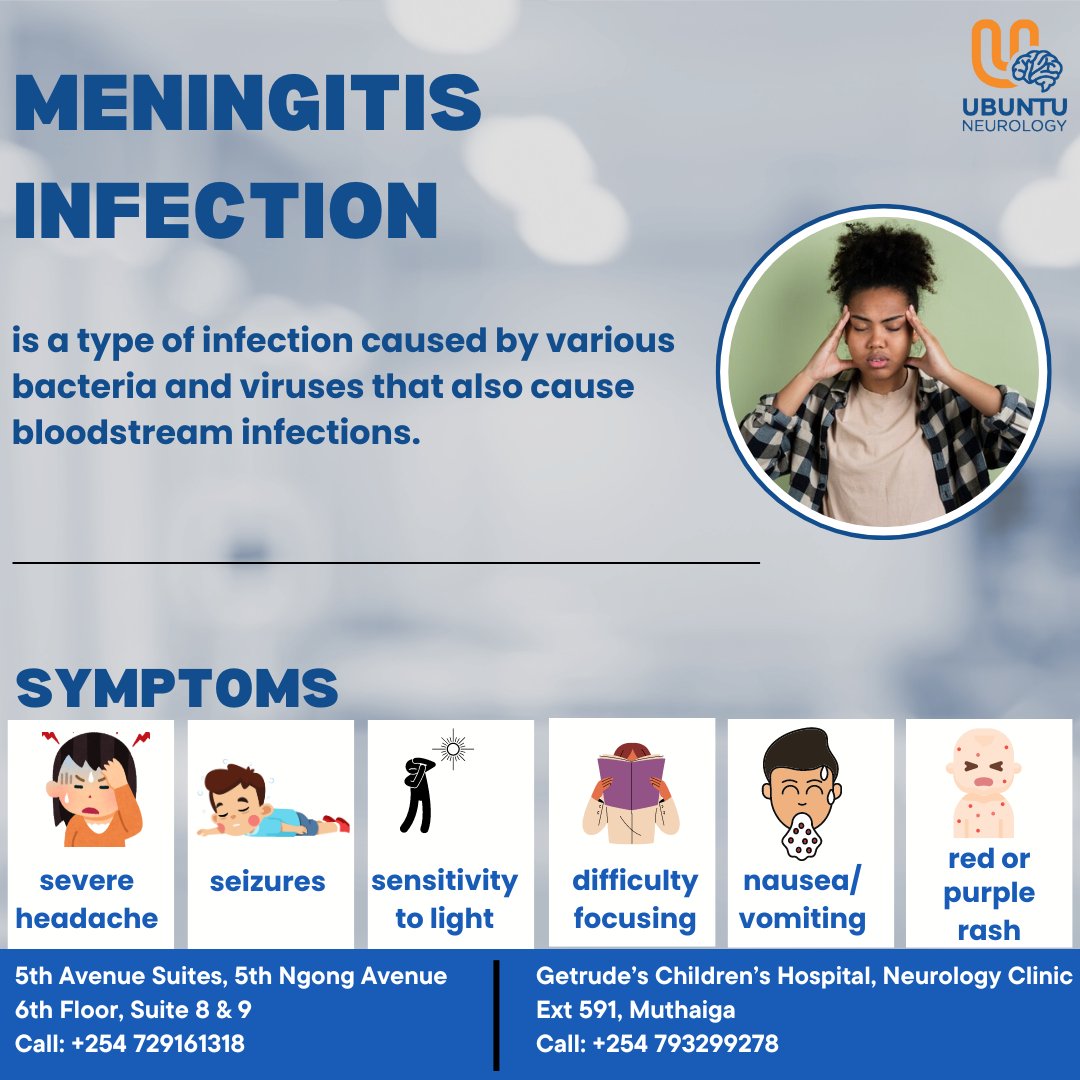 Did you know? Meningitis is a serious infection that causes inflammation of the protective membranes covering the brain and spinal cord. Early recognition of symptoms like severe headache, neck stiffness, and sensitivity to light is crucial for prompt treatment.
#meningitis