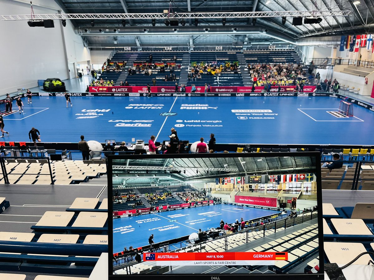 Here we go! Time for my social media to be all about floorball for 5 days! It’s the @IFF_Floorball @U19WFC in Lahti 🇫🇮 and I’ll be bringing you live coverage of three matches today: 🇦🇺 v 🇩🇪 🇸🇬 v 🇳🇿 🇵🇱 v 🇫🇮 Live on your local broadcaster or the IFF App. Join me if you can!