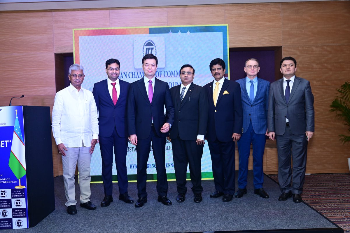 The Indian Chamber of Commerce, Tamil Nadu State Council, on 02 May 2024 had a meeting with the Ambassador of Uzbekistan to Explores Business Opportunities between India and Uzbekistan. Ambassador Sardor Mirzayusupovich Rustambaev discussed business prospects in Uzbekistan for…