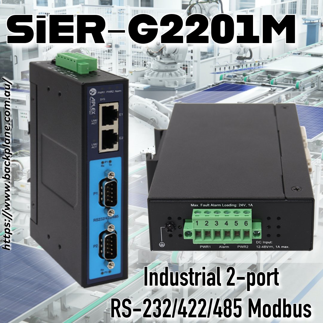 BackplaneSystem's tweet photo. 🚀 Upgrade to #Aplex SiER-G2201M! 🌐 Seamless device connectivity, robust design, perfect for any factory setting. #SmartManufacturing #Innovation 💪 Discover more https://t.co/sDis4SqsFR