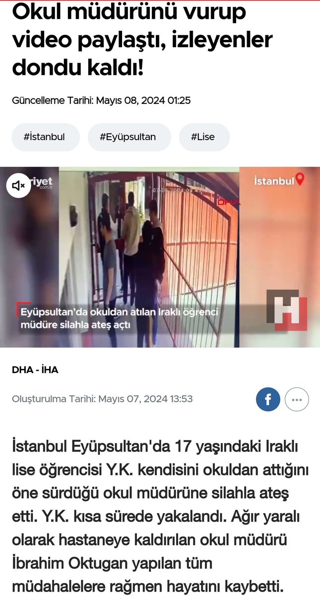 Elin Iraklısı gelip, devletimizin okulunda okurken bu vatanın yetiştirdiği bir öğretmenimizi öldürecek sonra da video paylaşıp övünecek! En ağır şekilde cezalandırılmalı ama yetmez! Geçici sığınmacı değil, kalıcı yolcu olma zamanı! Daha kaç cana kıyılsın, daha kaç vatandaşımız…