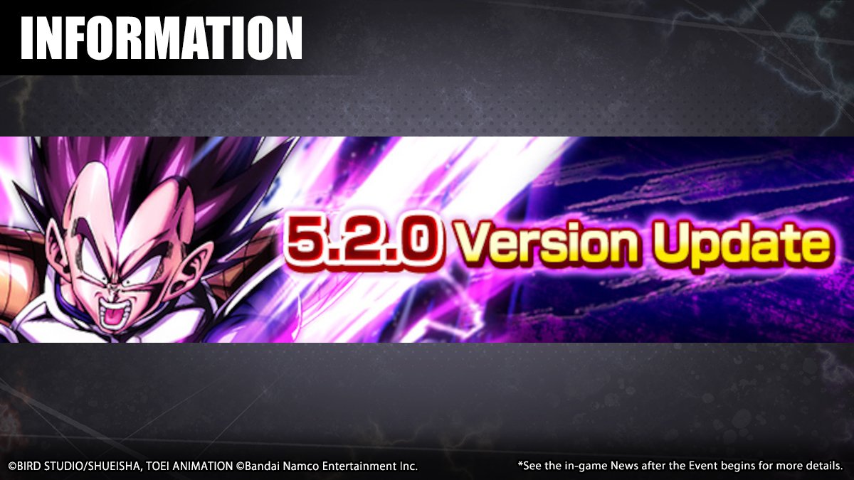[v5.2.0 Version Update Announcement]
To go with this major update, we're giving everyone Chrono Crystals! Choose between PROUD Rules or Standard Rules in PvP! 
Enjoy #DBLegends even more thanks to these improvements! Check the in-game News for details!

#Dragonball
