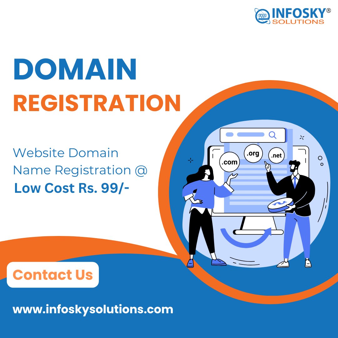 Domain Name Availability Check & Registration Now Indian domains like .in, .co.in are very popular in India and we are a leading vendor of IN registry domains.

Learn more: infoskysolutions.com/domain.php

#domainregistration #domain #infoskysolutions