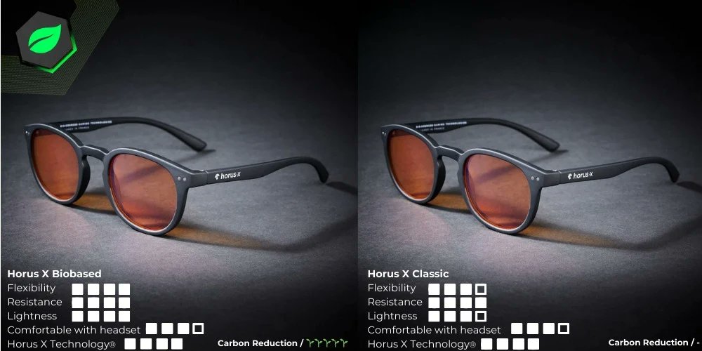 Vous souhaitez connaître les moindres détails de nos lunettes BioBased ? 🌿💚 C'est juste ici ⤵️ horus-x.com/blogs/infos/lu…