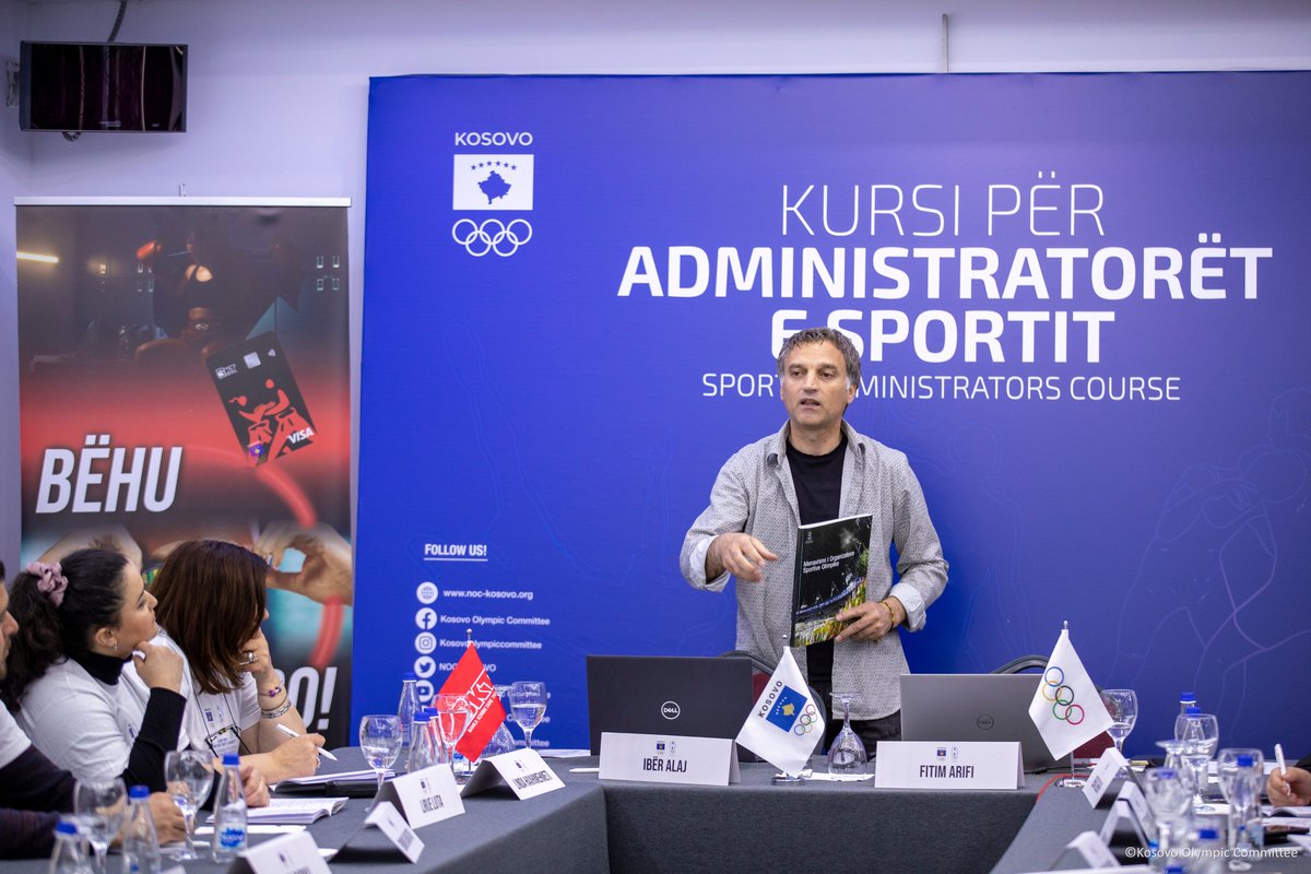 The administrators of handball and wrestling have successfully completed the sports administrator course organized by @NOCKOSOVO More 👉 t.ly/HUwOb #SportsAdministratorCourse