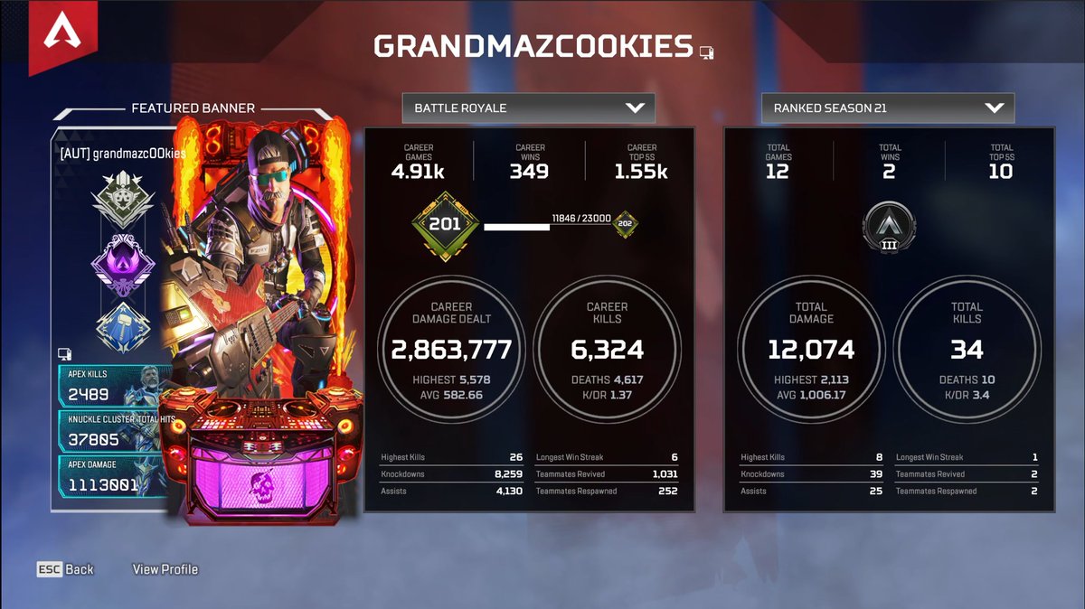 Season 21 has been fun so far 12 ranked games silver 3 3.4 kd we take that. #apexlegends