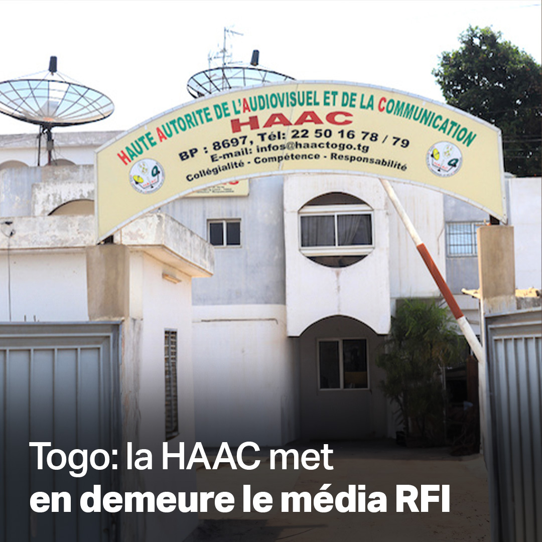 La Haute autorité de l'audiovisuel et de la communication a mis en demeure ce 6 mai le média international RFI pour traitement inéquitable de l'information et diffusion de fausses nouvelles sur le Togo. La HAAC demande une réponse formelle à cette mise en demeure dans 15 jours
