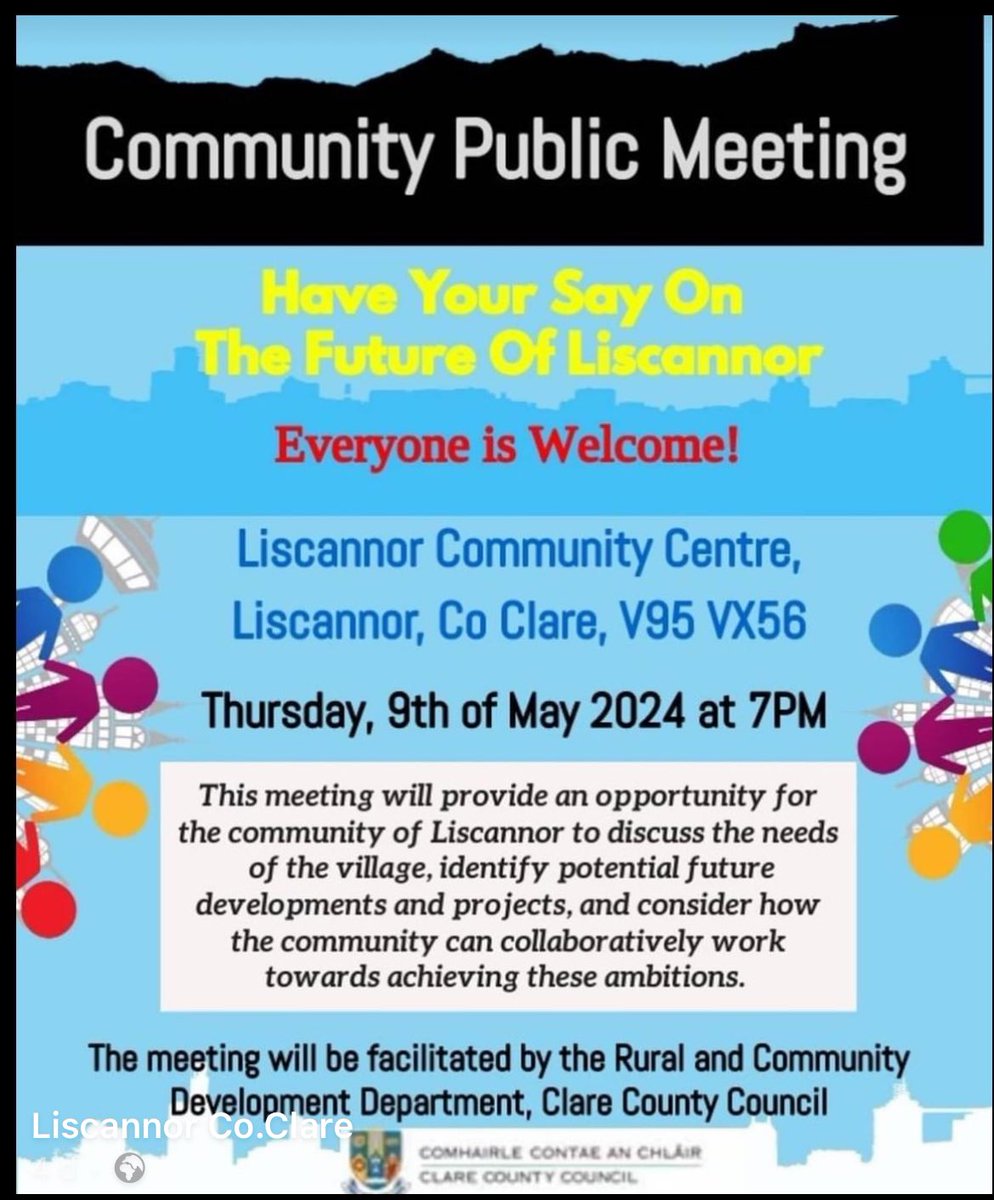 LiscannorGAA's tweet image. Tomorrow night at 7 in Liscannor Community Centre. V95VX56