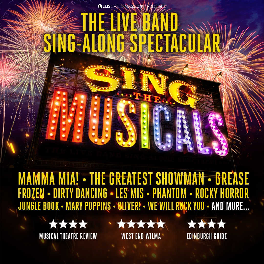 This time next week we'll be warming up our vocal cords for 'Sing The Musicals' at #Dudley Town Hall. A live band sing-along spectacular! 🎶 🎟️ boroughhalls.co.uk/sing-the-music…