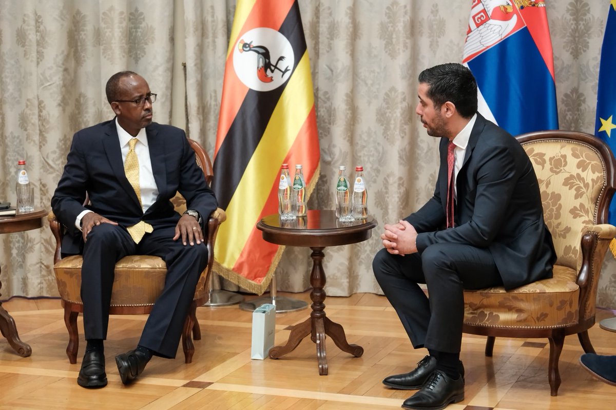 Uganda’s Trade Representative @STOBratislav has thanked President @KagutaMuseveni for supporting Serbian companies that are making inroads in the processing and export of coffee and other agricultural commodities from Uganda to Serbia and promoting travel, tourism and cultural…