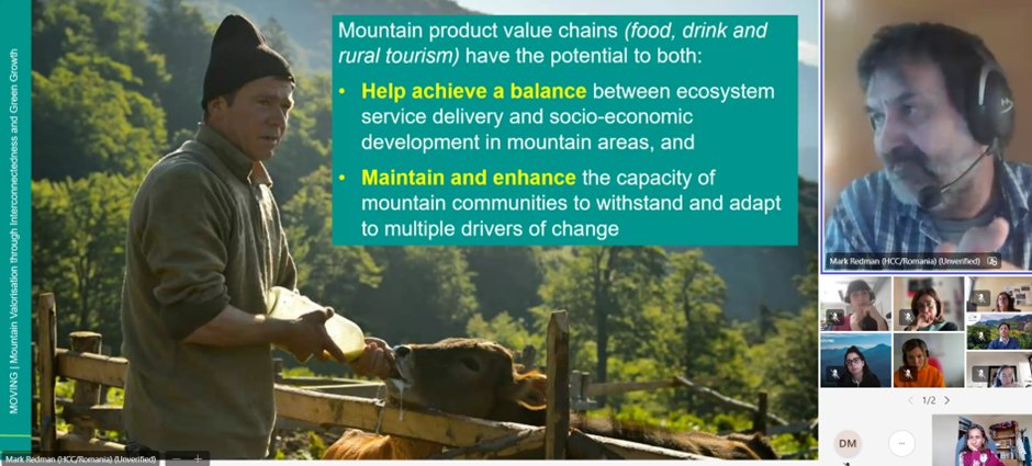 The work done in @movingh2020 will be translated into suggestions in the policy roadmap, because... 'It’s time for a mountain lobby' as said by Mark Redman @highclere2018 in the #EUMAPwebinar