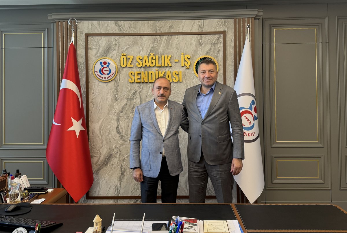 Sendikamıza gelerek ziyarette bulunan Genel Maden İş Sendikası Genel Başkan Vekili Tuncay Aksoy ile sendikal faaliyetler hakkında istişarede bulunduk. Ziyaretleri için teşekkür ediyorum.
