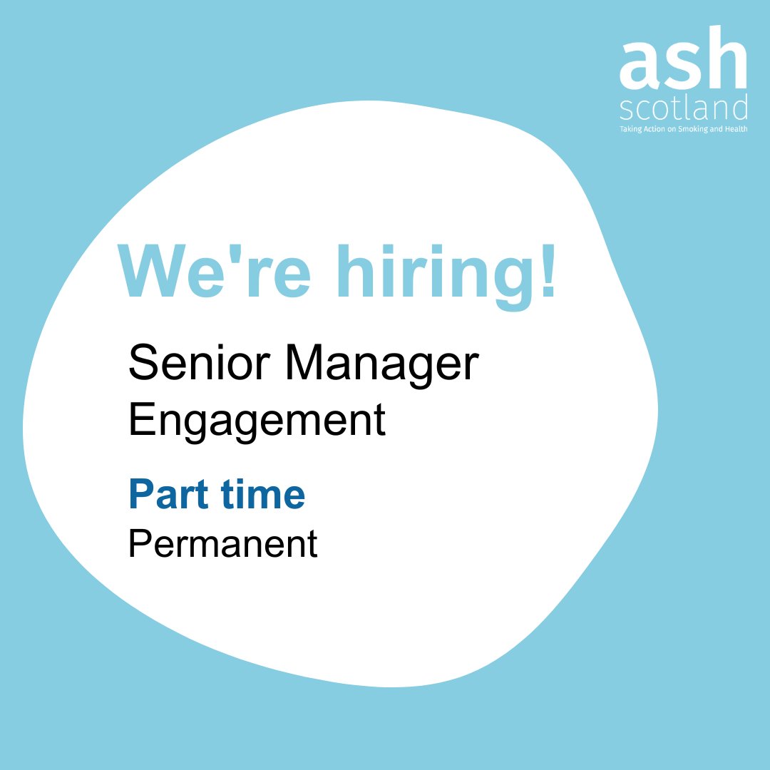 📢 We are looking for a senior manager to join our Engagement team! 📝 Part time permanent position 📅 Applications are open till Monday 20 May Find out more and apply here - brucetaitassociates.net/vacancy/102