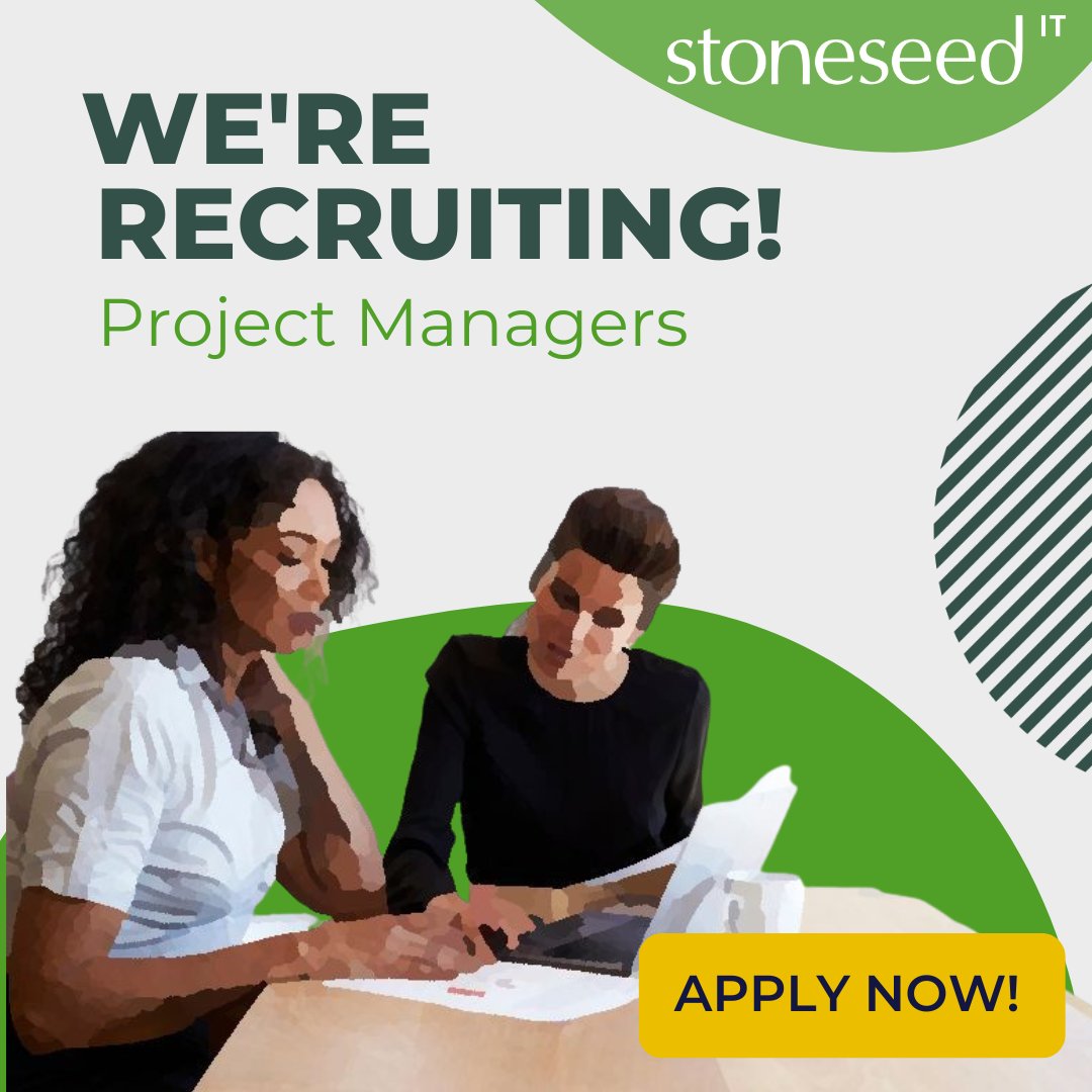 Be a part of the Stoneseed team!!
We are looking for Project Managers who are enthusiastic and self-motivated and want the chance to diversify their skills by working on different projects! Sound interesting? Apply today! hubs.la/Q02wl51s0 #Stoneseed #itjob #ProjectManagers