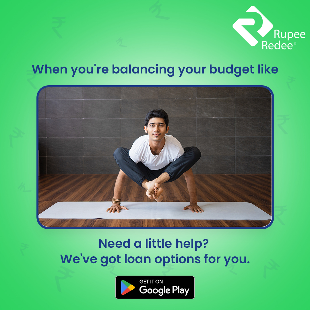 Finding financial zen can be a balancing act! 🧘‍♂️💸 Let us help you strike the perfect balance with our RupeeRedee loan options. 🌟

Download Now : bit.ly/486Wl9S
#FinancialFreedom #UpgradeNow #QuickLoans #finance #loan #personalloans #RupeeRedee