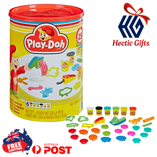 NEW - Play-Doh Retro Classic Cannister 

ow.ly/E6mk50RjQfO 

#New #HecticGifts #PlayDoh #Returns #Classic #Cannister #GiftSet #PlayDohPete #ModellingCompound #Collectible #Tools #Creativity #Play #Kids #Children #FreeShipping #AustraliaWide #FastShipping