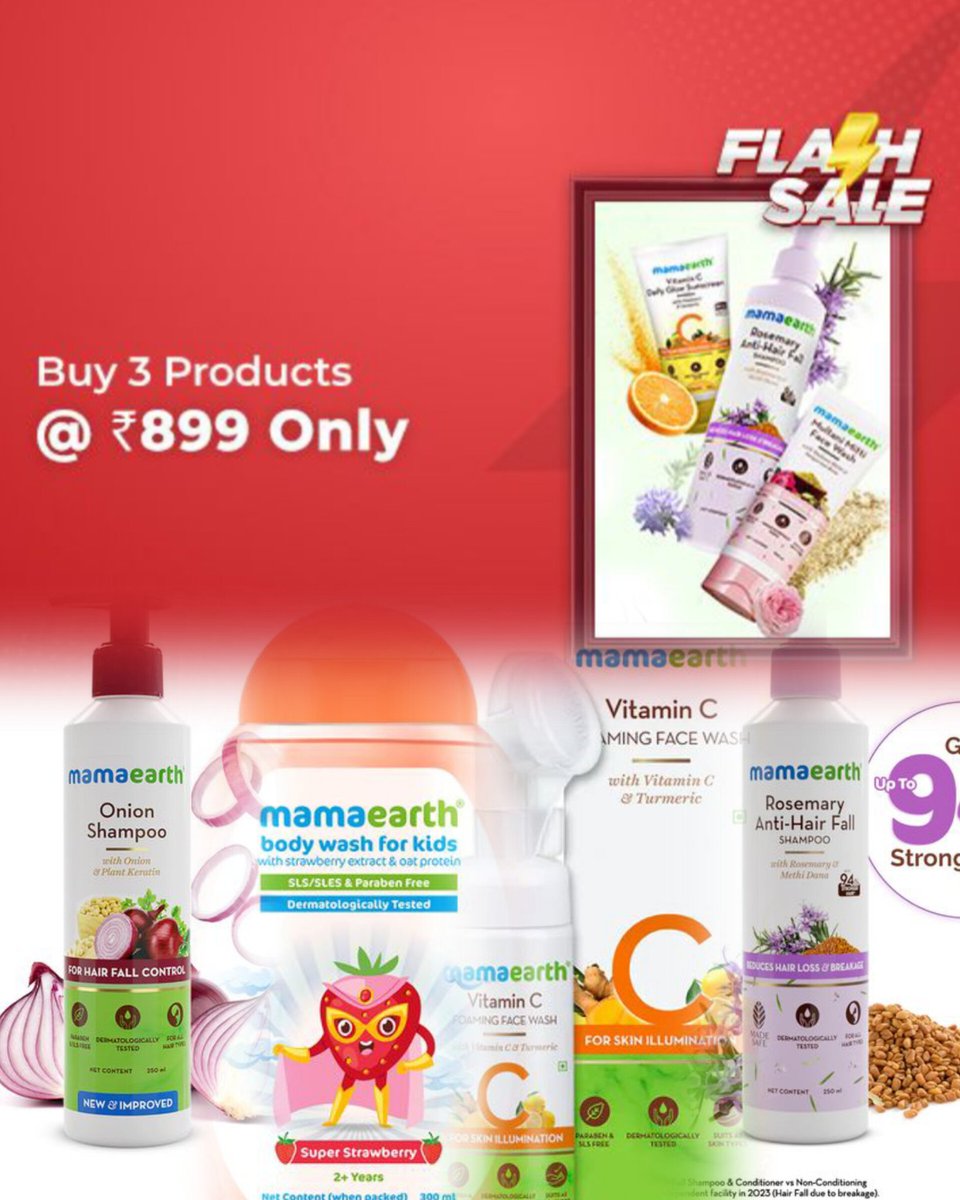 FaydaBazar24's tweet photo. WOW WEDNESDAY IS BACK!
Buy Any 3 Products @ Rs 899 Only on Mamaearth!
Use Code: GET3

Shop Now!
https://t.co/v9R2U0Fmh9

#matura2024 #India #mamaearth #deals #trending2024 https://t.co/vSGtW4N2q0