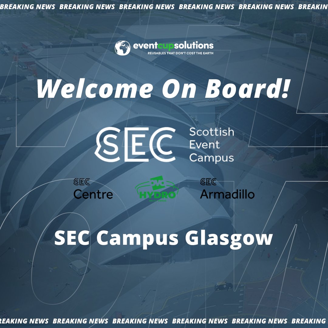 We're delighted to announce our new partnership with the Scottish Event Campus in Glasgow, committing to a more sustainable future by using our ONE Cup. Welcome, Team SEC!

@secglasgow
#secglasgow #scotisheventcampus #eventsglasgow #glasgowevents #reusablecupsystem #eventprofs