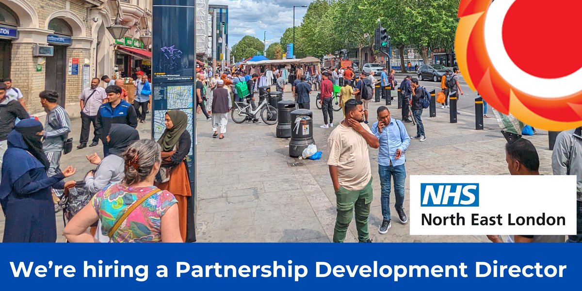 Can you help to give the VCS across the health system in north east London a stronger voice? Apply now for the Partnership Development Director role!! ➜ rb.gy/lkmlo6 Questions about the role? Book onto our Q&A session, 13 May ➜ rb.gy/z32n63