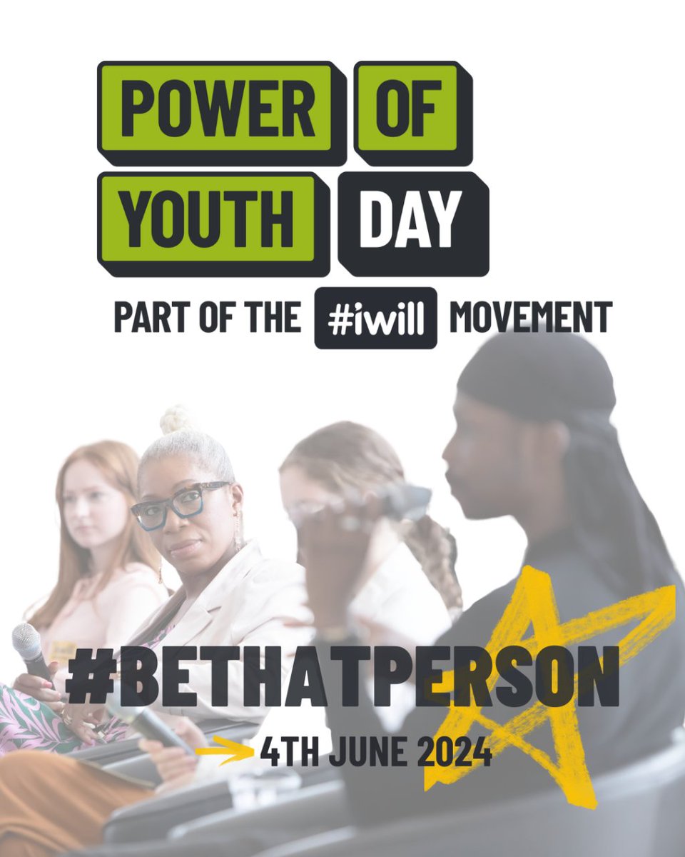 Have you got a story to share this #PowerofYouthDay? This year we're showcasing all the ways that you can play a vital role in a young persons’ journey – you can #BeThatPerson.  To find out more, visit the link 👉 iwill.org.uk/get-involved/p…
