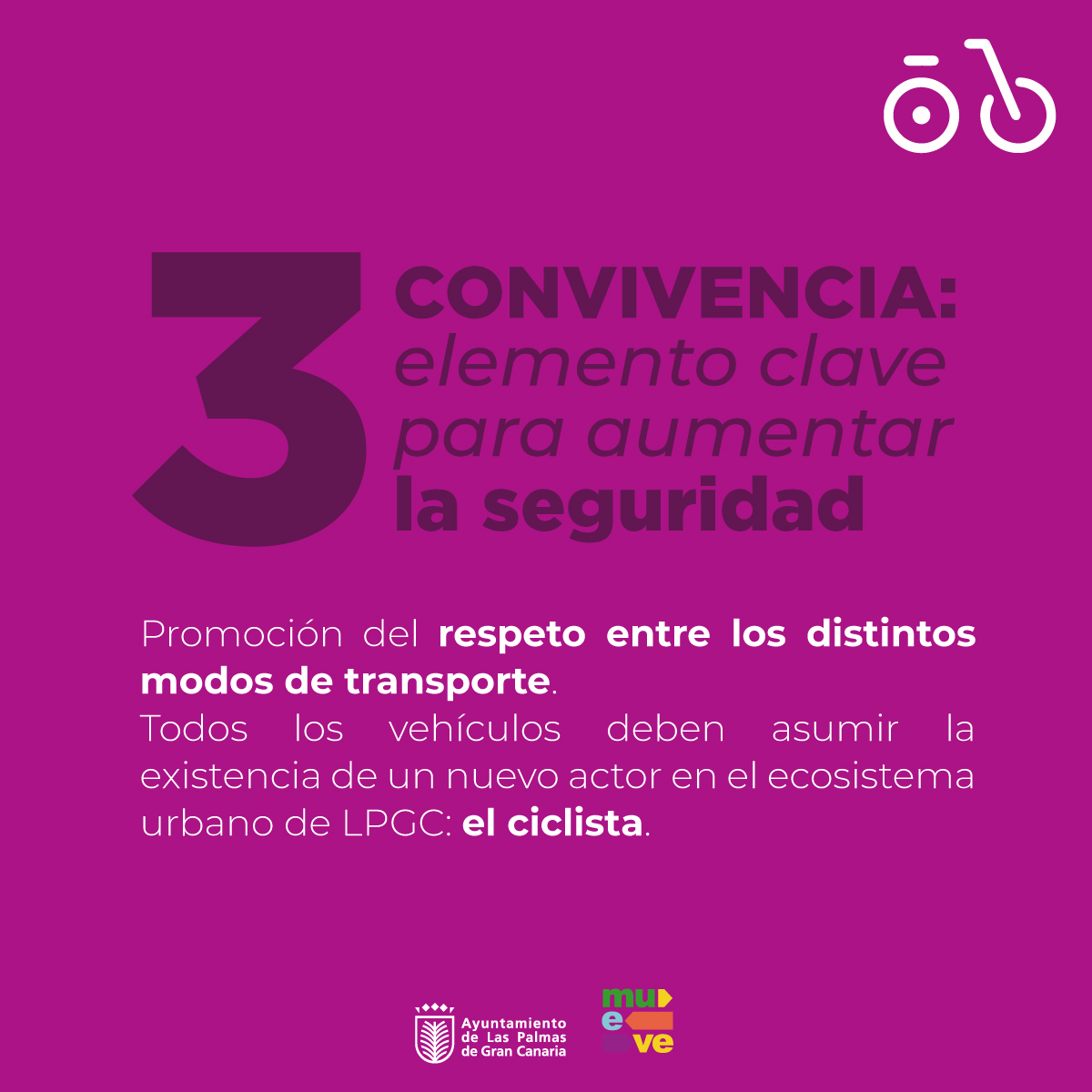 Las bicis toman la calzada en nuestra ciudad 🚲✨

Recordemos:
1️⃣ Acera = Peatones
2️⃣ Calle = Bicis con respeto y seguridad
3️⃣ Convivencia = Seguridad para todas las personas. 

¡La ciudad avanza y tú con ella! 🌆💚

#MovilidadSostenible #LPGCMovilidad #LasPalmasdeGranCanaria