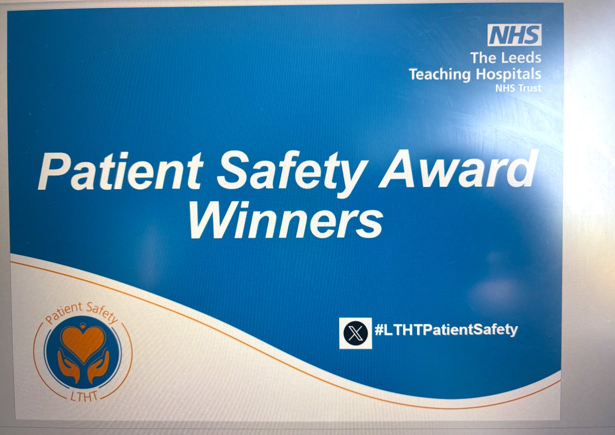 Looking forwards to our <a href="/LeedsHospitals/">Leeds Teaching Hospitals</a> internal Patient Safety Conference.  Who will be our Patient Safety Award winners?