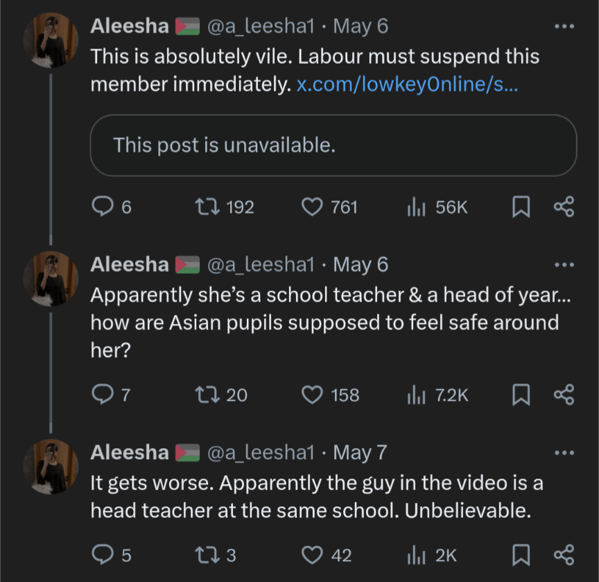 Is adding 'apparently' some sort of legal defence for sharing a fake video which has resulted in an innocent teacher getting death threats? I'm not a journalist but I thought it's best to verify stuff before sharing it (especially if your source is lowkey) but what do I know? 🤷