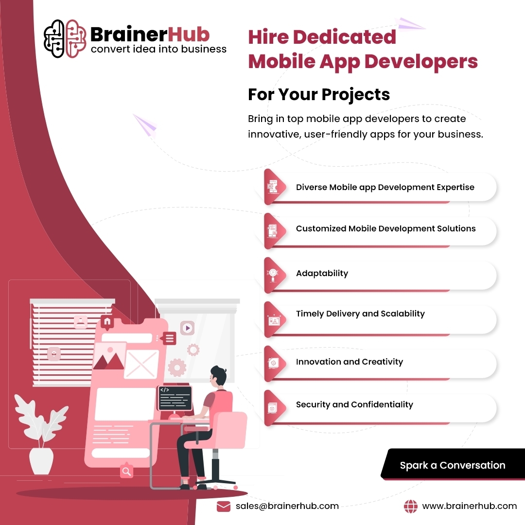 Looking to develop a mobile app? 📱💼 Our skilled developers at BrainerHub Solutions are here to turn your ideas into reality! #MobileAppDevelopment #TechSolutions #AppDevelopment #Innovation #CEO #CTO #Founders 
Please Visit brainerhub.com/mobile-app-dev…