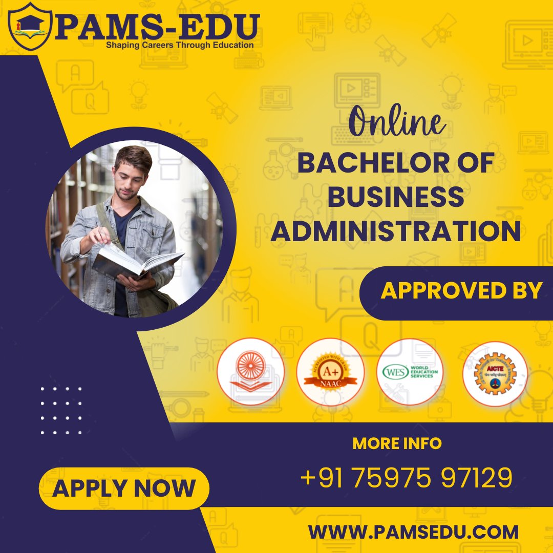 BA in Business Administration, feel free to ask!
#PAMSEDU
#OnlineLearning
#SuccessPartnership