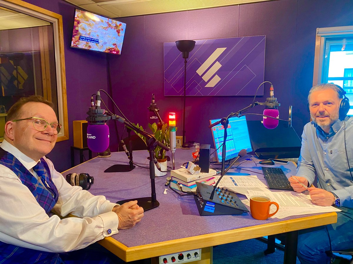 I presented Thought for the Day for @EdinInterfaith this morning on BBC Radio Scotland. Here I am with Good Morning Scotland co - host Gary Robertson discussing the need for unity in public life. Give a listen here at 07:23. bbc.co.uk/sounds/play/li…