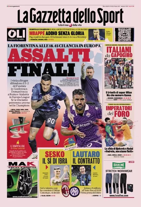 ACMilanInside.it (@acmilaninside_) on Twitter photo 🗞 <a href="/Gazzetta_it/">La Gazzetta dello Sport</a>: "#Sesko, c'è anche il SI di #Ibra. Gol e talento, così ha convinto il #Milan, il prezzo di 50 milioni non spaventa i rossoneri. #Conceição, si decide". 🤩🇸🇮 🗞 <a href="/Gazzetta_it/">La Gazzetta dello Sport</a>: "#Sesko, c'è anche il SI di #Ibra. Gol e talento, così ha convinto il #Milan, il prezzo di 50 milioni non spaventa i rossoneri. #Conceição, si decide". 🤩🇸🇮