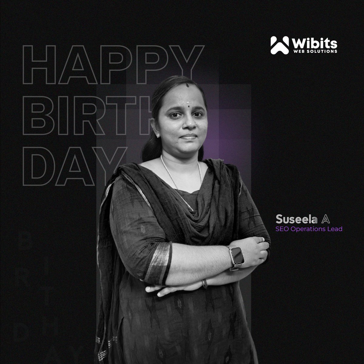 Happy Birthday 🎂 to Our Amazing SEO Operations Lead! 🎉Here's to many more years of success and shared memories.

From all of us at Wibits Web, we wish you a fantastic birthday🥳

#HappyBirthday #TeamCelebration #Company #BirthdayCelebration #wibits #BirthdayWishes #BirthdayFun
