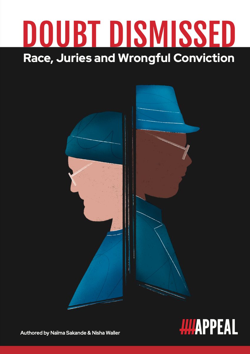 Our latest report is finally out! It exposes the hidden racist and classist intent behind majority jury verdicts in England and Wales and explores the potential links between split jury decisions and wrongful convictions 🧵1/

Read the full report here: static1.squarespace.com/static/5537d8c…