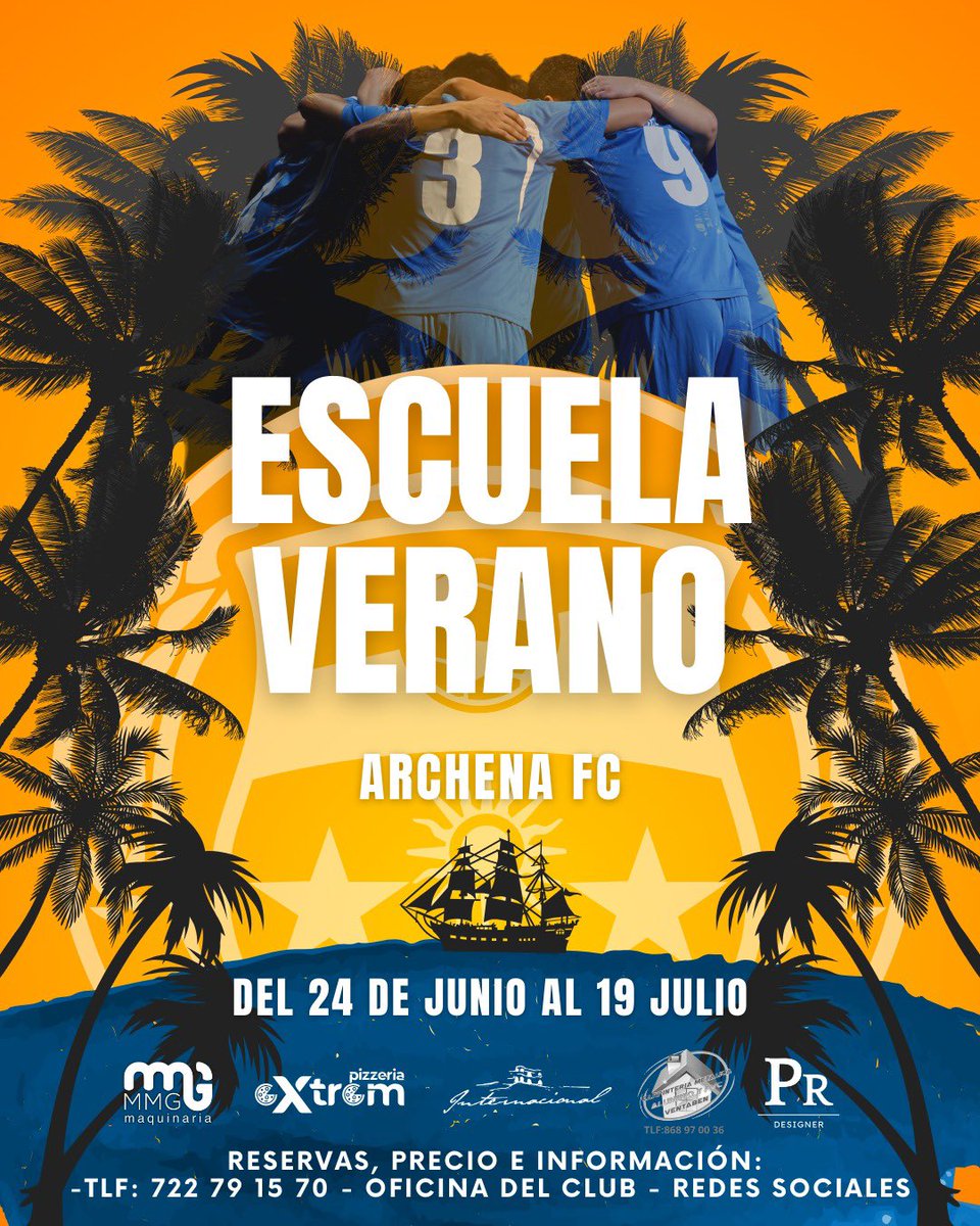 archenafc's tweet photo. ¡Disfruta de nuestra escuela de verano 2024! 🌞

Sumérgete en un mundo de diversión y aprendizaje con nuestras actividades. 🎉 

#Verano2024 #EscuelaDeVerano https://t.co/hd3JmPoRWb
