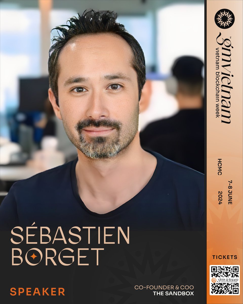 Building a sustainable GameFi ecosystem! 🏞 @TheSandboxGame Co-founder & COO @borgetsebastien joins our #GMVN2024 'The new wave of GameFi' panel. Engage in a community discussion about fostering user adoption and propelling GameFi forward. Register for FREE ticket NOW 👉…
