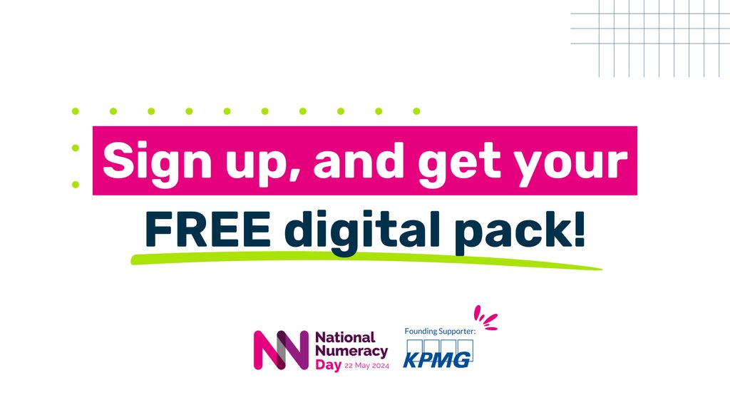 📣2 WEEKS until National Numeracy Day! 

How will you be taking part this year? 

Gain access to a plethora of free resources when you sign up for #NationalNumeracyDay on the @national_numeracy website:

nationalnumeracy.org.uk/numeracyday/si…

Keep your 👀 peeled for our Rap Slam resources!⁠🎸